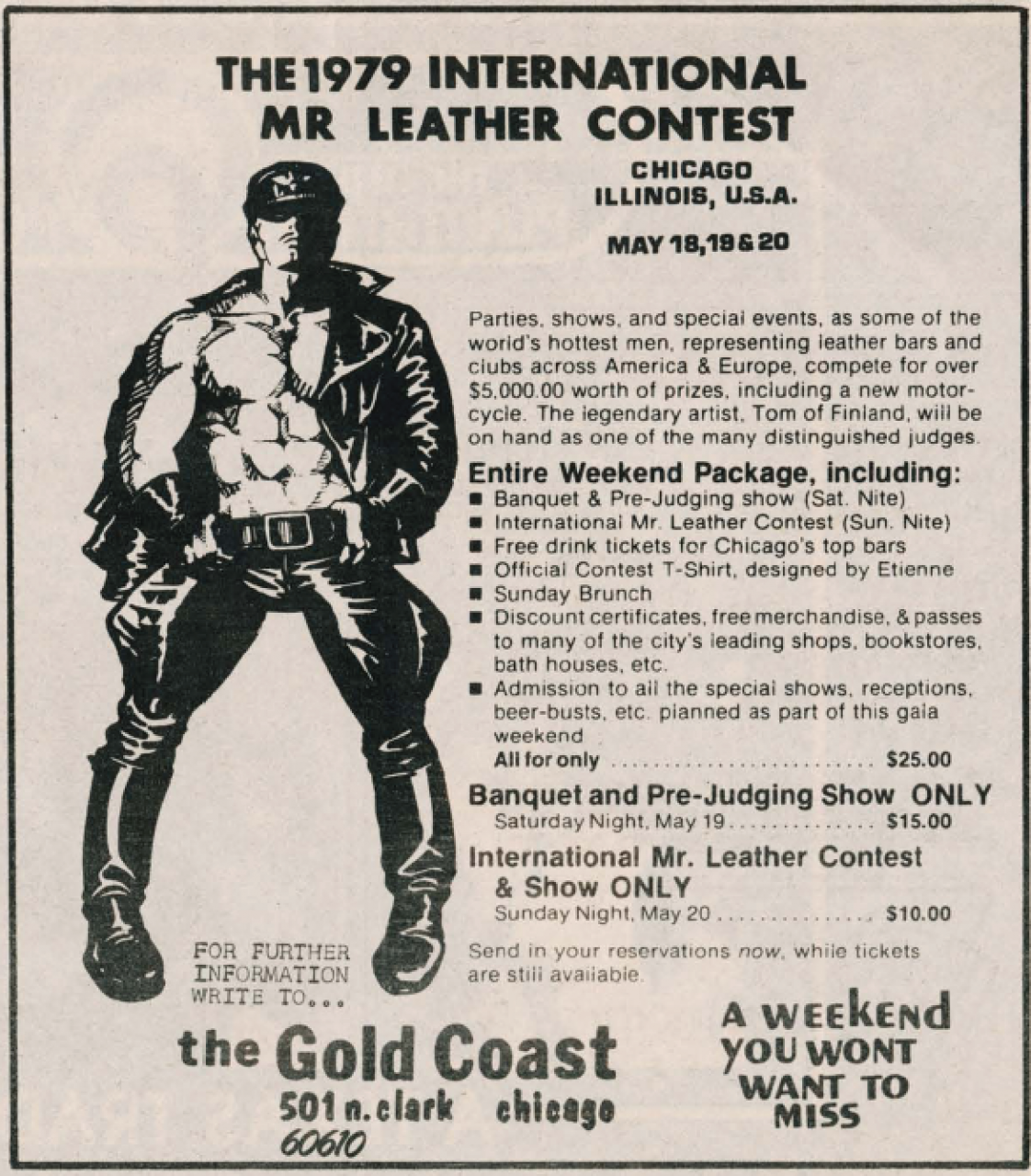 A Glimpse Into Early Gay Leather Contests