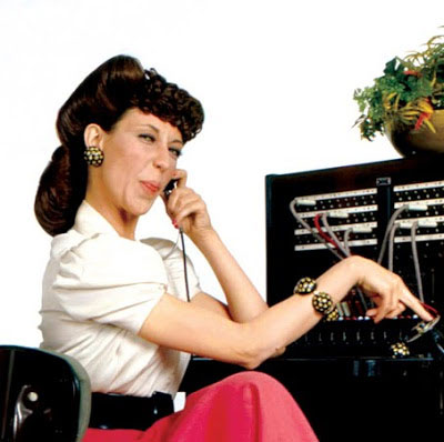 Lily Tomlin as a phone operator