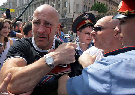 Anti-Gay Thugs, Russia