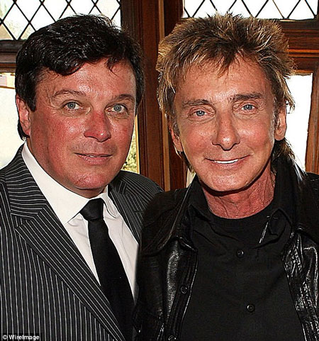 Barry Manilow with husband