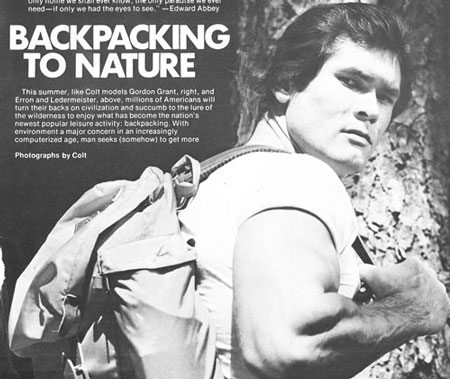 Gordon Grant - Backpacking to Nature - Colt photo