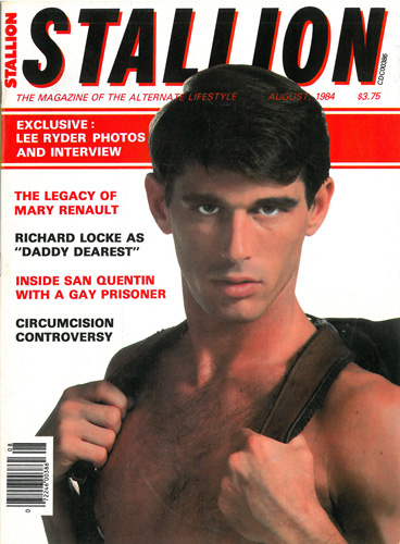 Lee Ryder on Stallion magazine cover