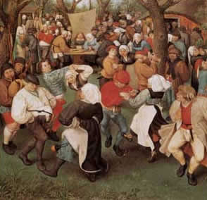 Peasants celebrating Spring