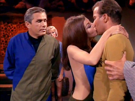 Kirk kiss from the original Star Trek series