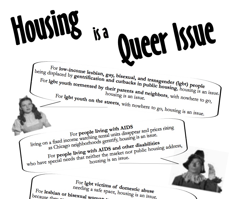 Housing is a Queer Issue - facts about housing in the LGBT community