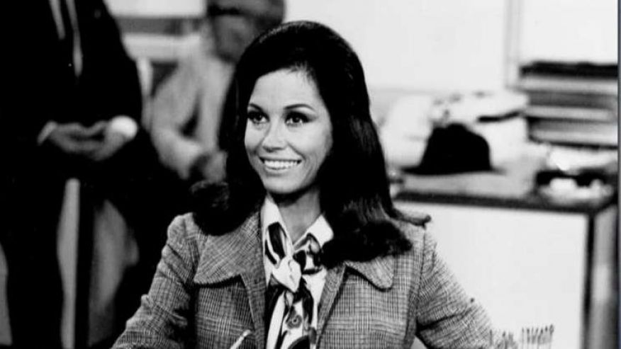 Mary Tyler Moore as Mary Richards, smiling