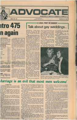Gay Marriage in 1972!