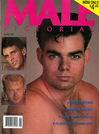 Male Pictorial, June 1991, three hot studs