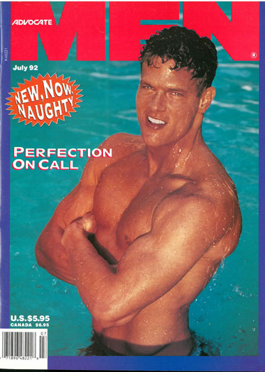 Buy vintage gay sex magazine, Advocate Men, July 1992, Bijouworld