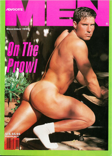 Advocate Men, November 1992, vintage gay sex magazine, Bijouworld