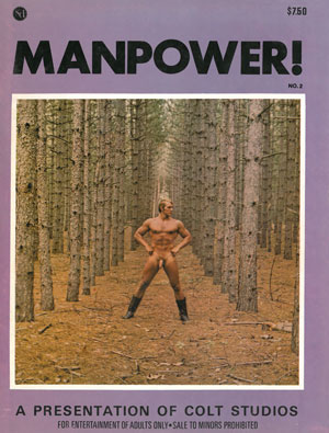 Manpower! no. 2, Colt Studios, vintage gay porn magazine, Bijouworld.com