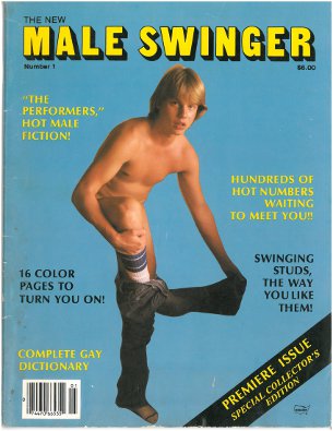 The New Male Swinger, no.1, vintage gay magazine, naked guys, personal ads