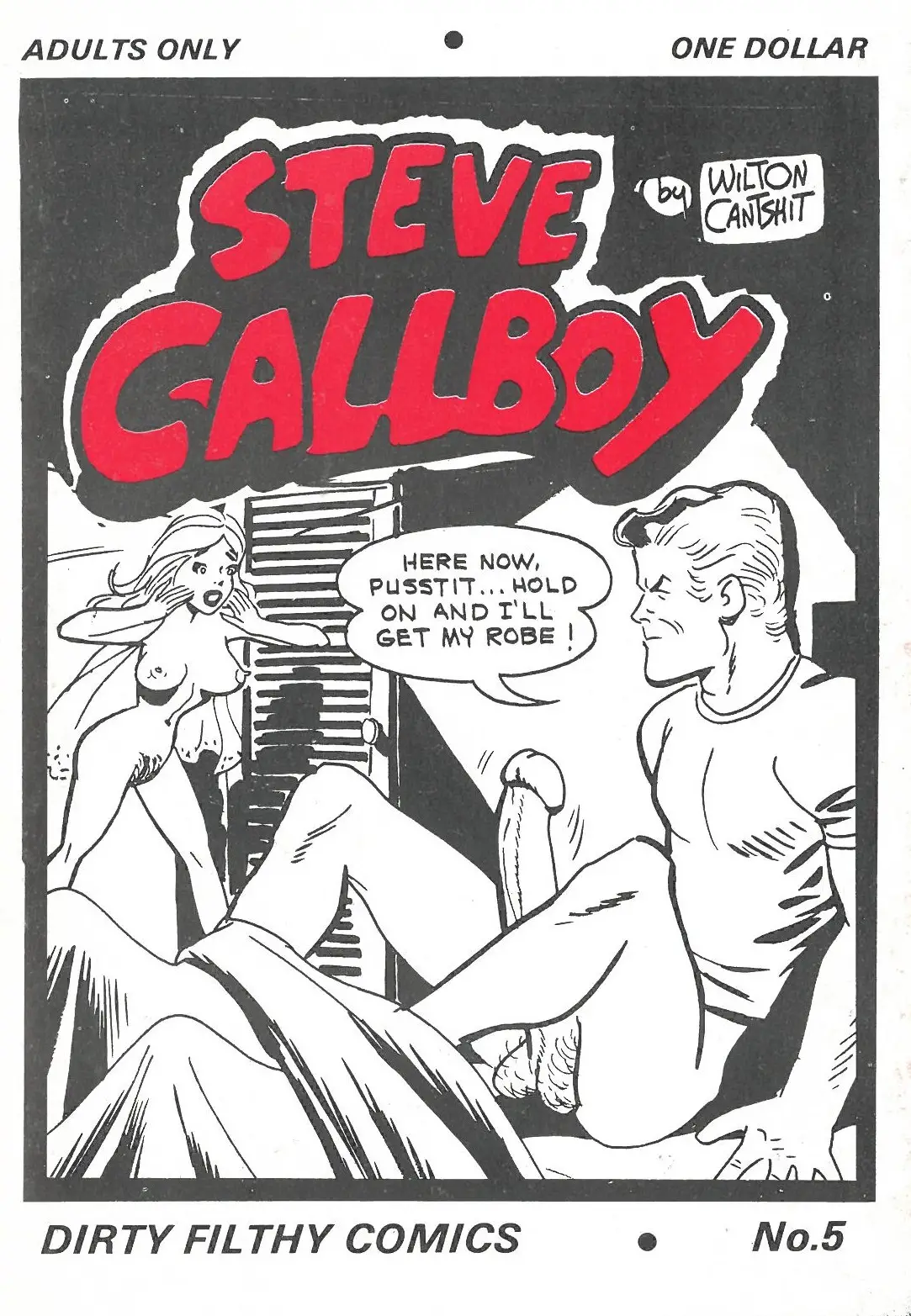 Steve Callboy, Dirty Porn Comic Book 5 x 4