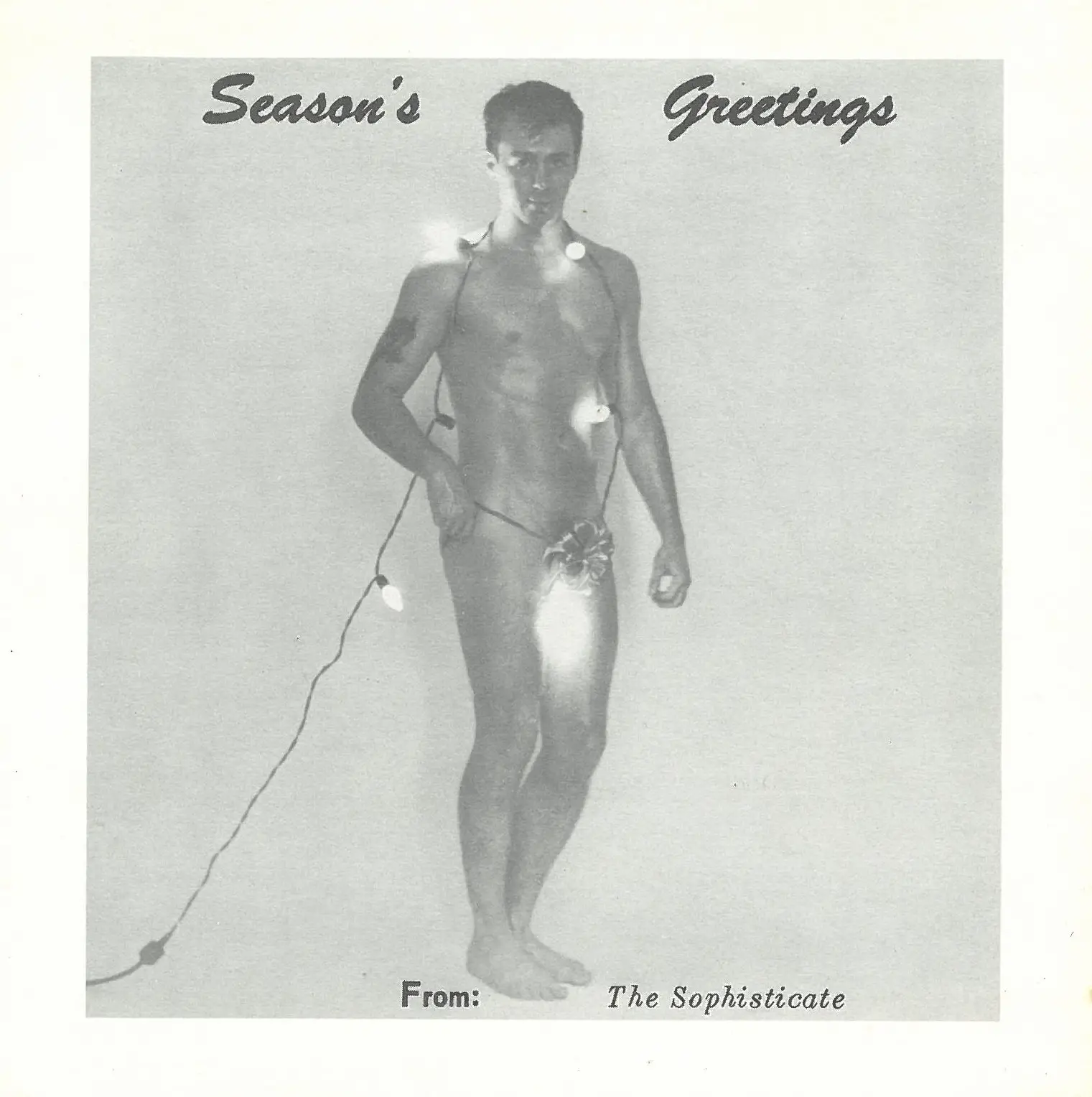 The Sophisticate Male Physique Vintage X-Mas Ornaments