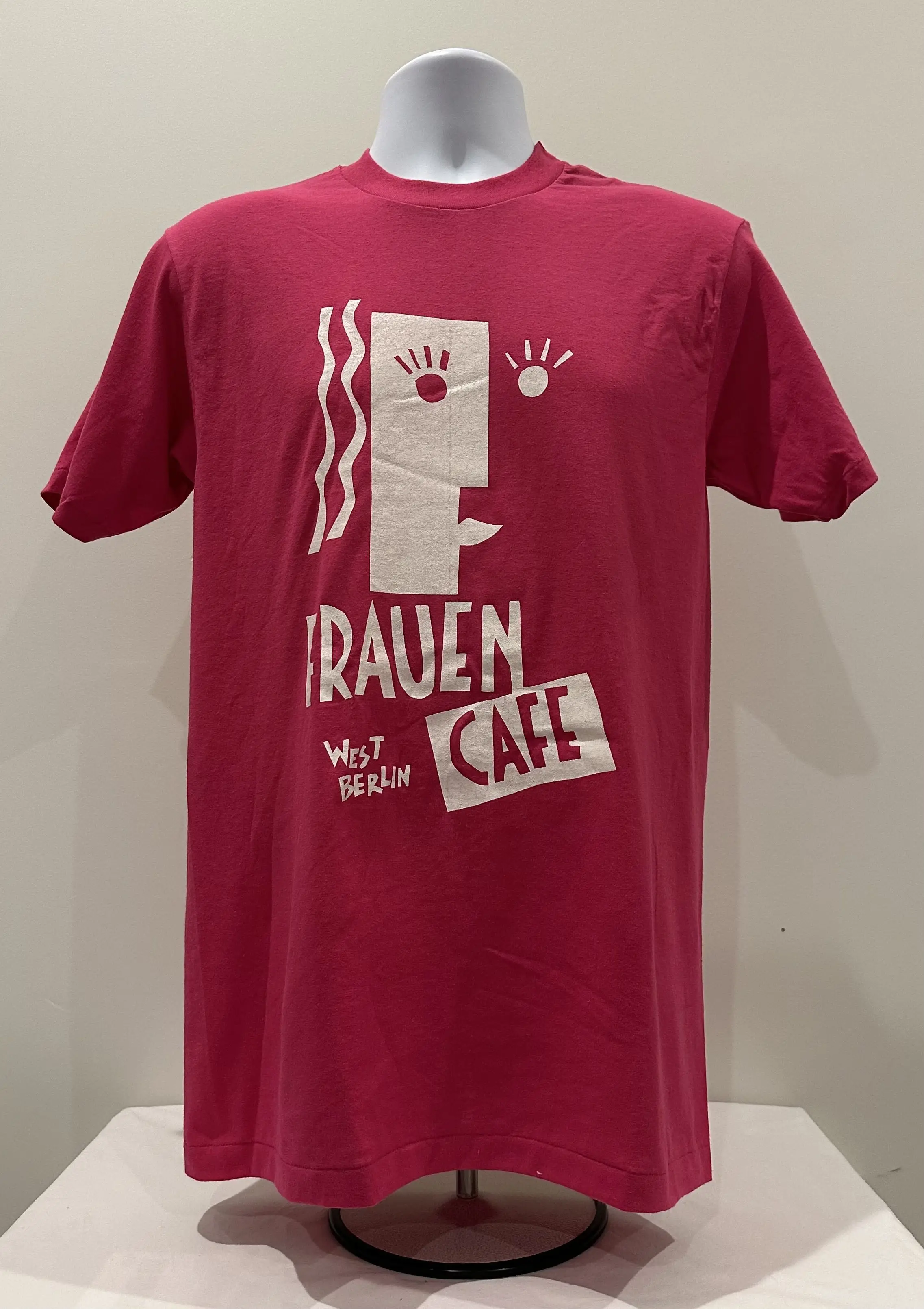 T Shirt, Frauen Café West Berlin (Lesbian Cafe 1980s, gay vintage