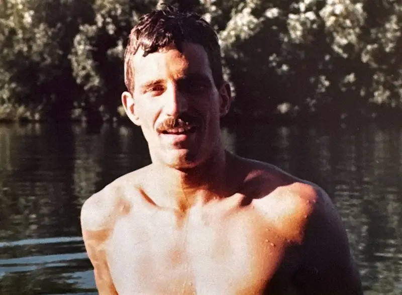 Tommy in the Russian River