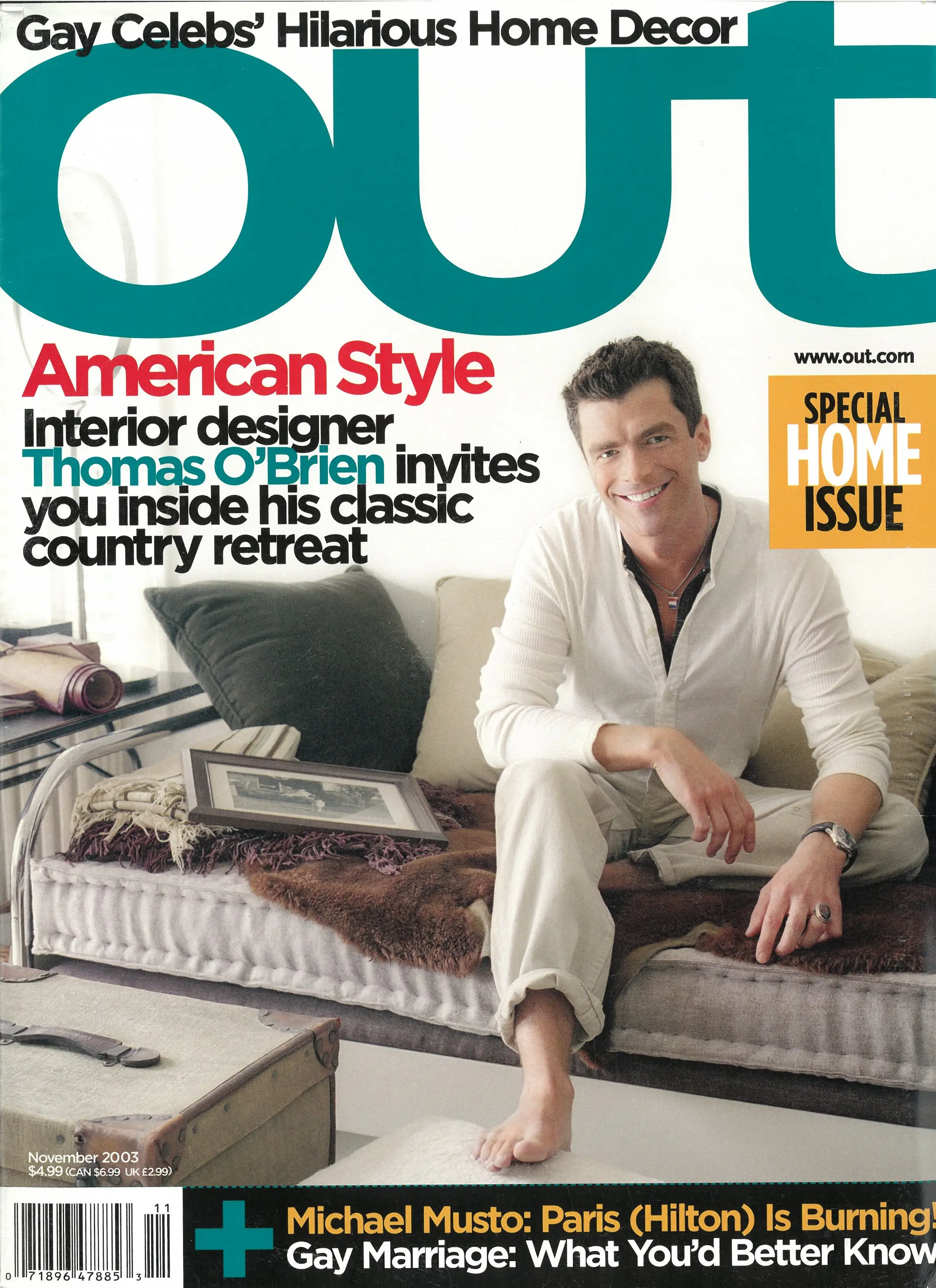 Out Magazine, November 2003