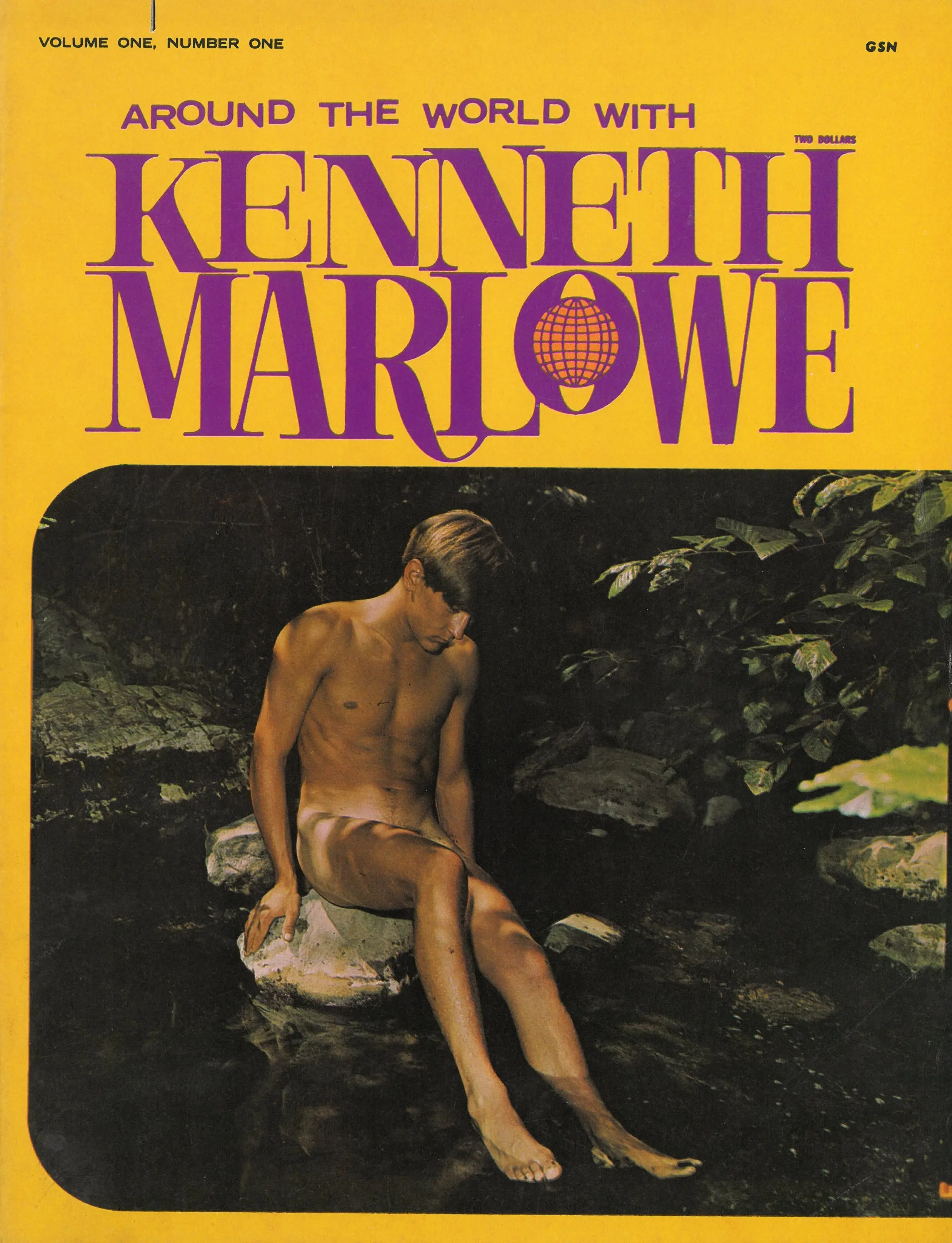 Around the World with Kenneth Marlowe 1966, Vintage Gay Porn Magazine Collection