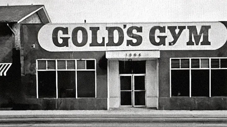 San Francisco Gold's Gym sign