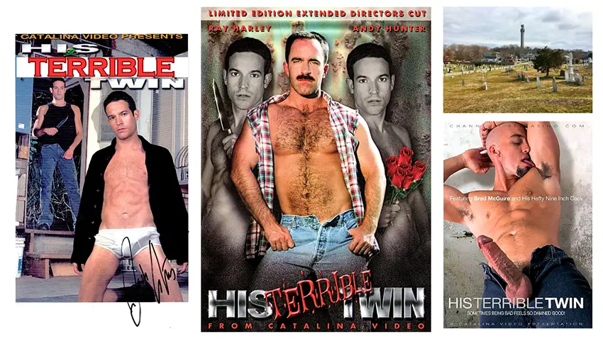 His Terrible Twin one sheet & box covers, plus the P-Town cemetery