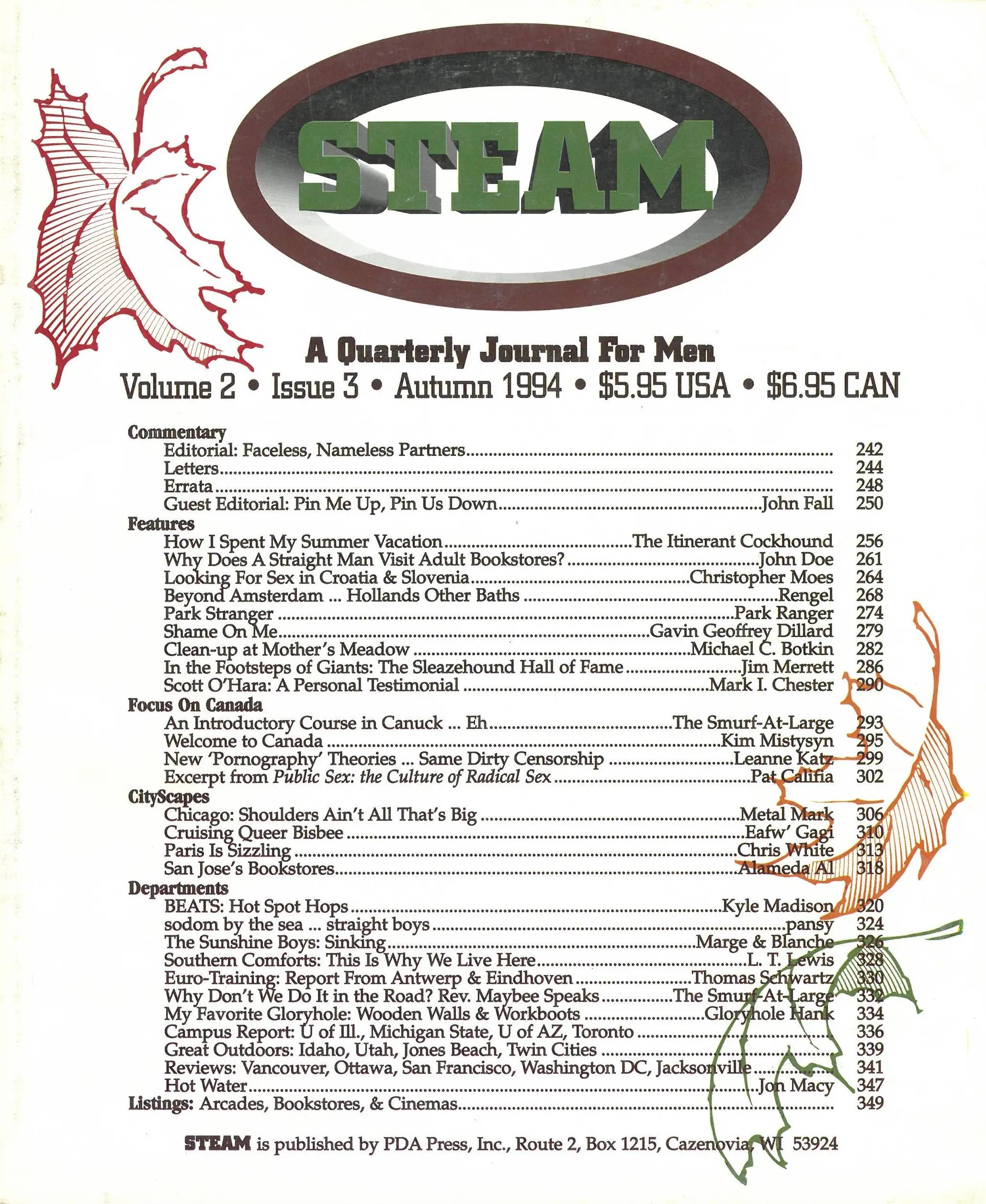 STEAM V2 N3, Quarterly, Autumn 1994