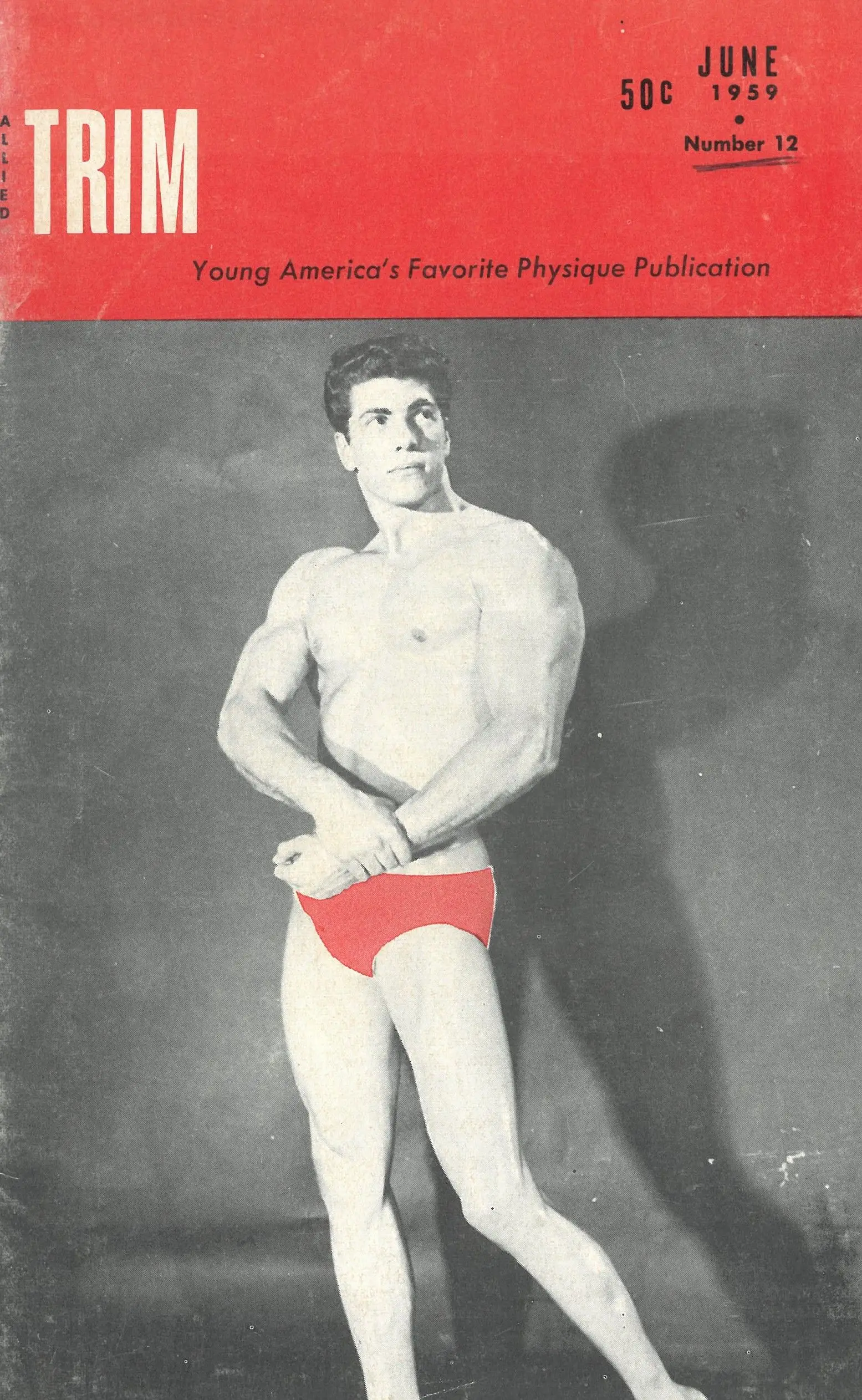 TRIM N.12, June 1959, vintage gay magazine