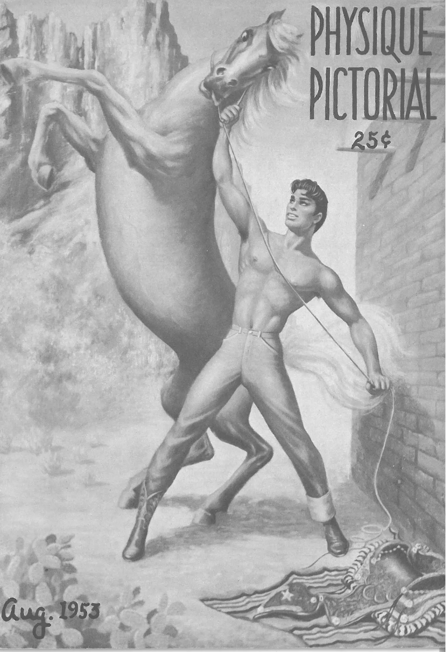 Physique Pictorial V.3 N.3 August 1953, issue 9, Rare