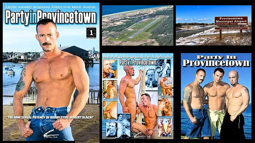 Party in Provincetown cover model Robert Black & the airport that terrified him