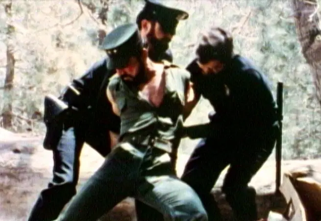 Val & the LAPD guys in Born to Raise Hell