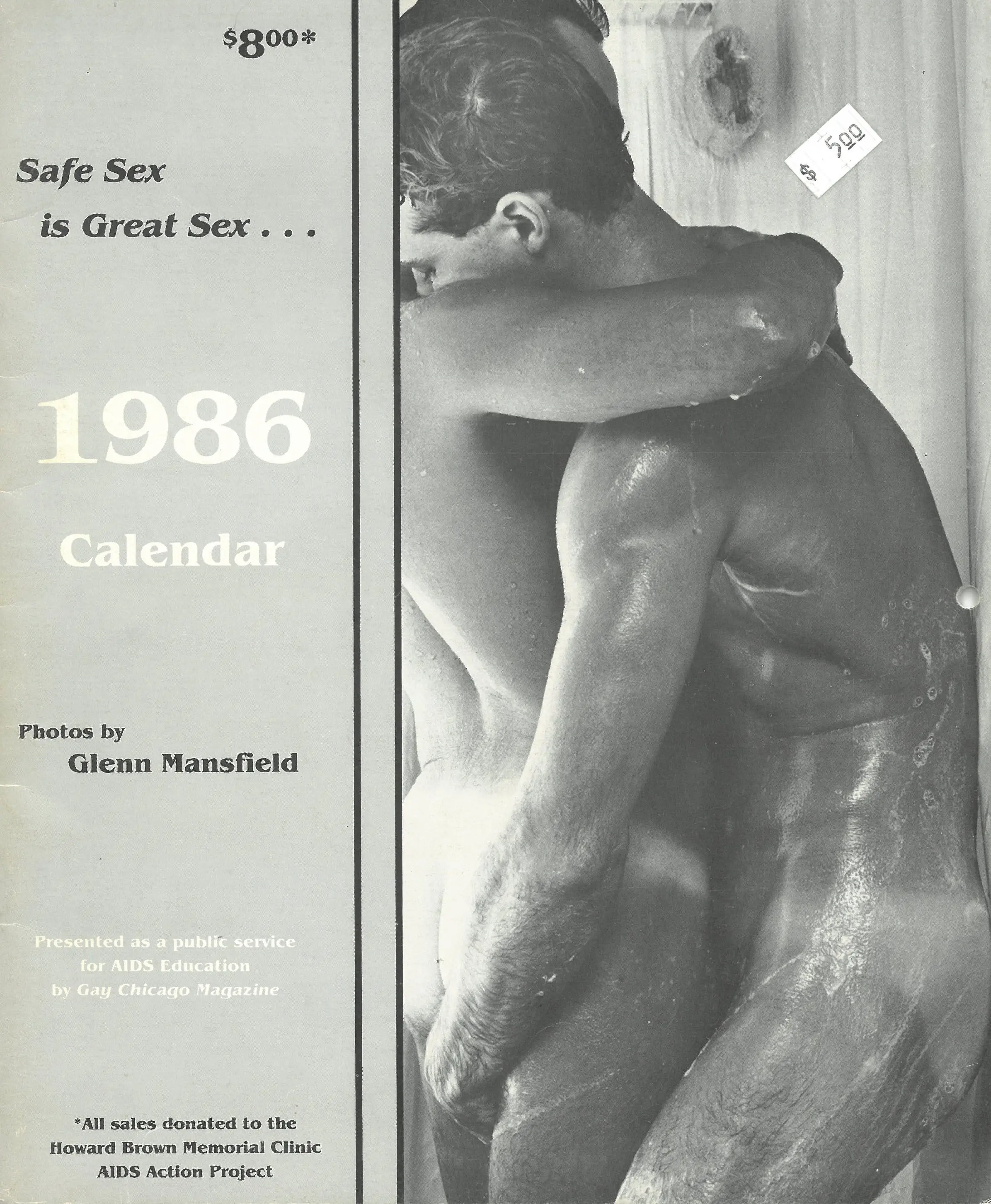 1986 Vintage Gay Calendar, Glenn Mansfield
