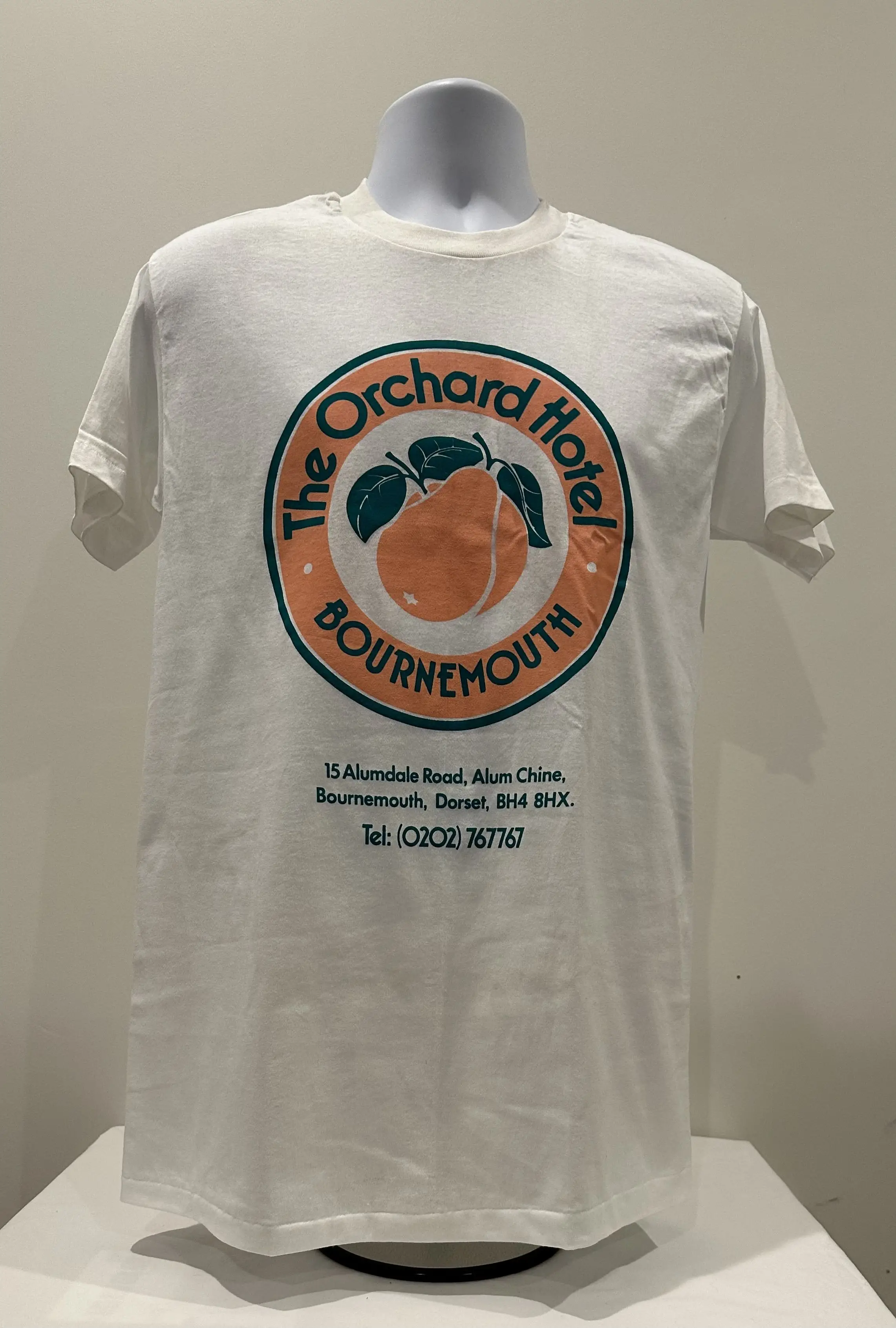T Shirt, Orchard Hotel 1980s, Dorset UK, T-Shirt, gay vintage