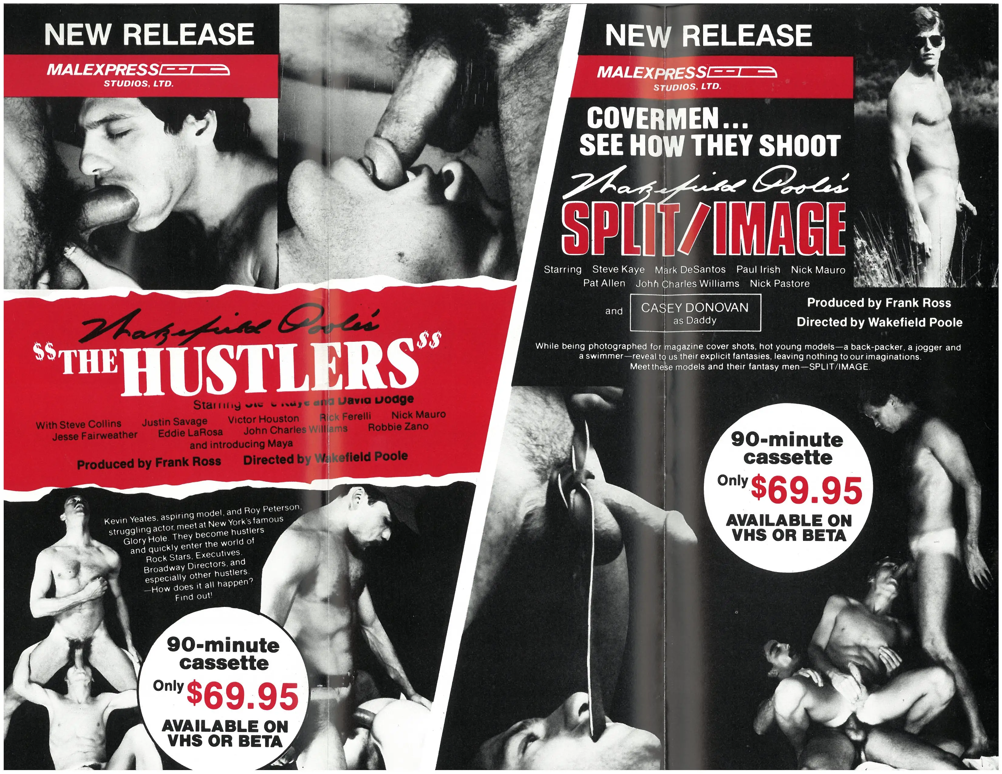 Malexpress Wakefield Poole Gay Movie Brochure