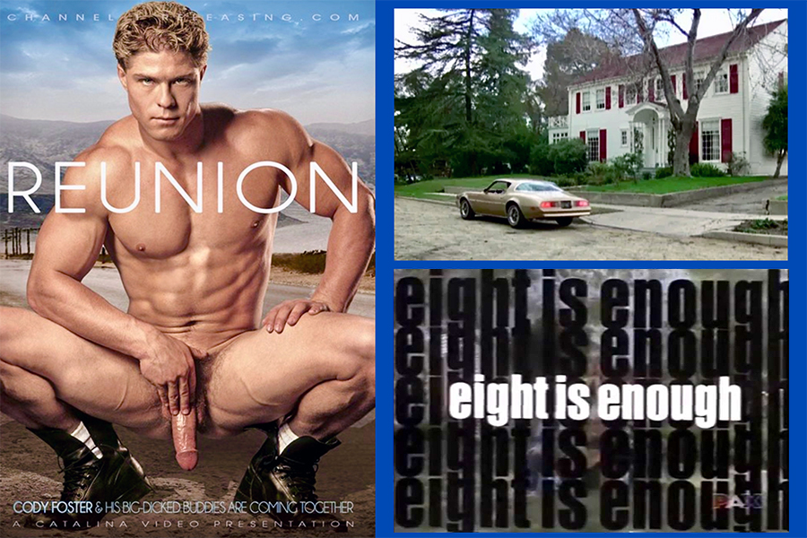 Reunion cover and Eight Is Enough house